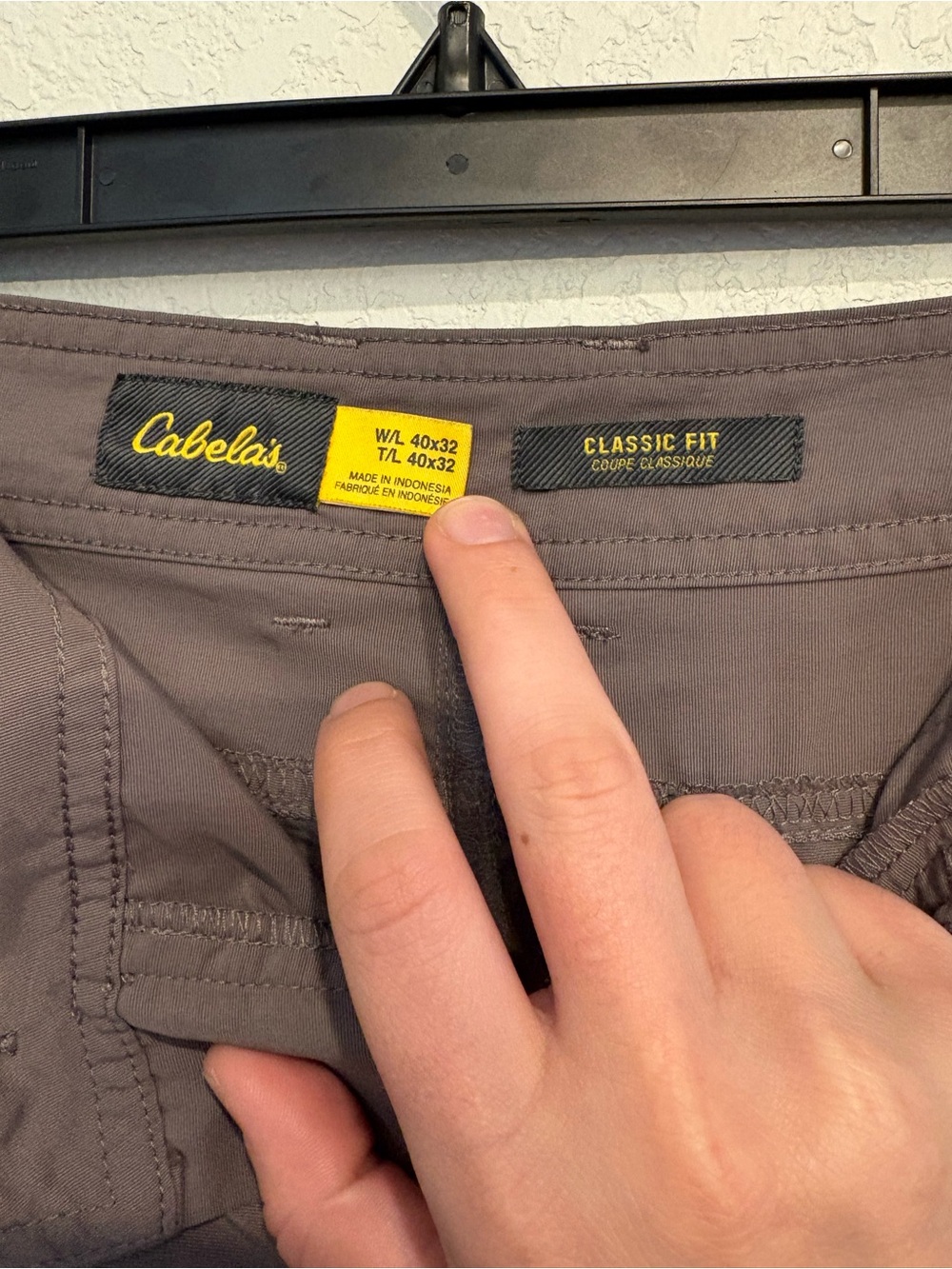 Cabela’s Convertible Hiking Pants Men’s 40x32 Gray Zip Off Cargo Trail Outdoor - Picture 9 of 13